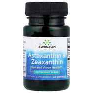 <img alt="Swanson Vitamins, Astaxanthin & Zeaxanthin, 60 Softgels" title="Swanson Vitamins, Astaxanthin & Zeaxanthin, 60 Softgels,087614029252"