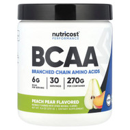 <img alt="Nutricost, Performance, BCAA, Peach Pear, 9.6 oz (270 g)" title="Nutricost, Performance, BCAA, Peach Pear, 9.6 oz (270 g),810139574545"