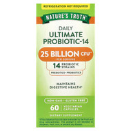 <img alt="Natures Truth, Daily Ultimate Probiotic-14, 25 Billion CFU, 60 Vegetarian Capsules" title="Natures Truth, Daily Ultimate Probiotic-14, 25 Billion CFU, 60 Vegetarian Capsules,840093100832"