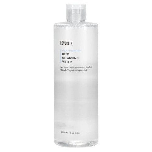 <img alt="Rovectin, Deep Cleansing Water, 13.53 fl oz (400 ml)" title="Rovectin, Deep Cleansing Water, 13.53 fl oz (400 ml),8809348503158"