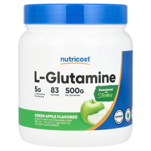 <img alt="Nutricost, L-Glutamine, Green Apple, 17.9 oz (500 g)" title="Nutricost, L-Glutamine, Green Apple, 17.9 oz (500 g),810139570097"