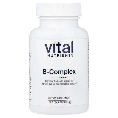<img alt="Vital Nutrients, B-Complex, 60 Vegan Capsules" title="Vital Nutrients, B-Complex, 60 Vegan Capsules,693465500118"
