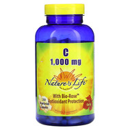 <img alt="Natures Life, Vitamin C With Bio-Rose, 1,000 mg, 250 Vegetarian Capsules" title="Natures Life, Vitamin C With Bio-Rose, 1,000 mg, 250 Vegetarian Capsules,040647003224"