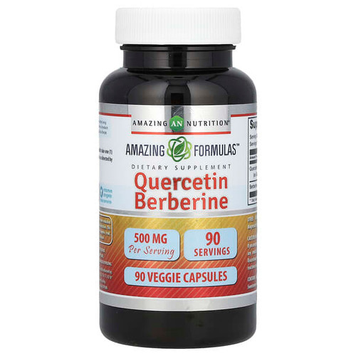<img alt="Amazing Nutrition, Amazing Formulas, Quercetin Berberine, 90 Veggie Capsules" title="Amazing Nutrition, Amazing Formulas, Quercetin Berberine, 90 Veggie Capsules,819209024874"