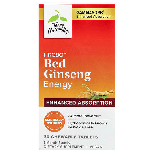 <img alt="Terry Naturally, HRG80 Red Ginseng Energy, 30 Chewable Tablets (100 mg per Tablet)" title="Terry Naturally, HRG80 Red Ginseng Energy, 30 Chewable Tablets (100 mg per Tablet),367703122133"