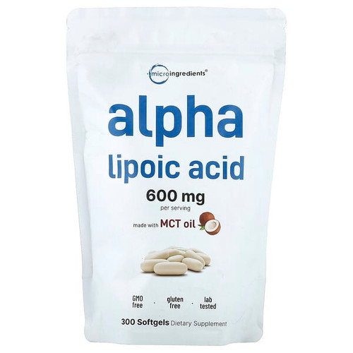 <img alt="Micro Ingredients, Alpha Lipoic Acid, 300 Softgels (200 mg Per Softgel)" title="Micro Ingredients, Alpha Lipoic Acid, 300 Softgels (200 mg Per Softgel),850069023669"