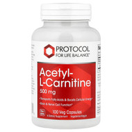 <img alt="Protocol for Life Balance, Acetyl-L-Carnitine, 500 mg, 100 Veg Capsules" title="Protocol for Life Balance, Acetyl-L-Carnitine, 500 mg, 100 Veg Capsules,707359100763"