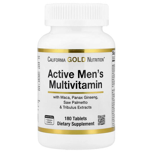 <img alt="California Gold Nutrition, Active Mens Multivitamin with Panax Ginseng Extract, Maca, Saw Palmetto, and Tribulus, 180 Tablets" title="California Gold Nutrition, Active Mens Multivitamin with Panax Ginseng Extract, Maca, Saw Palmetto, and Tribulus, 180 Tablets,898220024414"