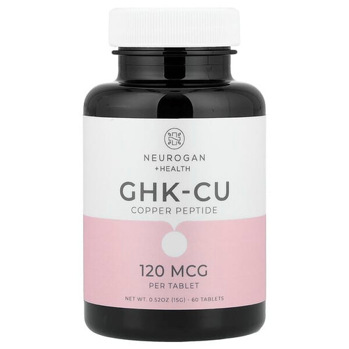 <img alt="Neurogan Health, Copper Peptide GHK-CU, 120 mcg, 60 Tablets" title="Neurogan Health, Copper Peptide GHK-CU, 120 mcg, 60 Tablets,850009438744"