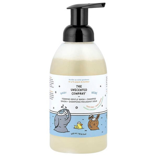 <img alt="The Unscented Company, Baby, Foaming Gentle Wash + Shampoo, Fragrance Free, 18.6 fl oz (550 ml)" title="The Unscented Company, Baby, Foaming Gentle Wash + Shampoo, Fragrance Free, 18.6 fl oz (550 ml),872401000077"