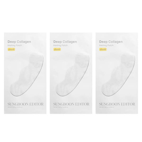 <img alt="Sungboon Editor, Deep Collagen Melting Patch , 3 Sets, 0.016 oz (0.46 g) Each" title="Sungboon Editor, Deep Collagen Melting Patch , 3 Sets, 0.016 oz (0.46 g) Each,8800253022383"