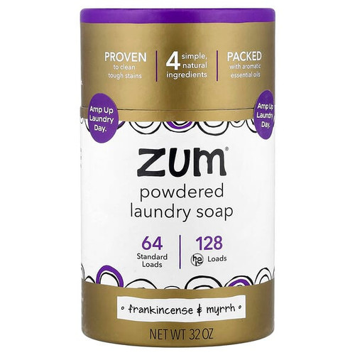 <img alt="ZUM, Powdered Laundry Soap, Frankincense & Myrrh, 32 oz" title="ZUM, Powdered Laundry Soap, Frankincense & Myrrh, 32 oz,663204365209"