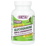 <img alt="Deva, Vegan Glucosamine MSM & Chondroitin, 90 Tablets" title="Deva, Vegan Glucosamine MSM & Chondroitin, 90 Tablets,895634000607"