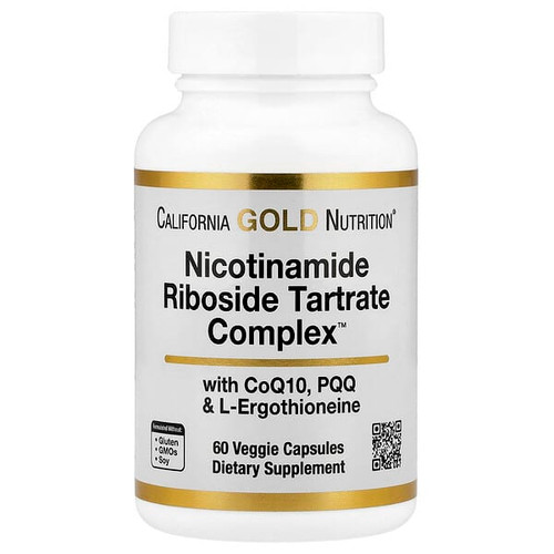 <img alt="California Gold Nutrition, Nicotinamide Riboside Tartrate (NRT) Complex, 60 Veggie Capsules" title="California Gold Nutrition, Nicotinamide Riboside Tartrate (NRT) Complex, 60 Veggie Capsules,898220025374"