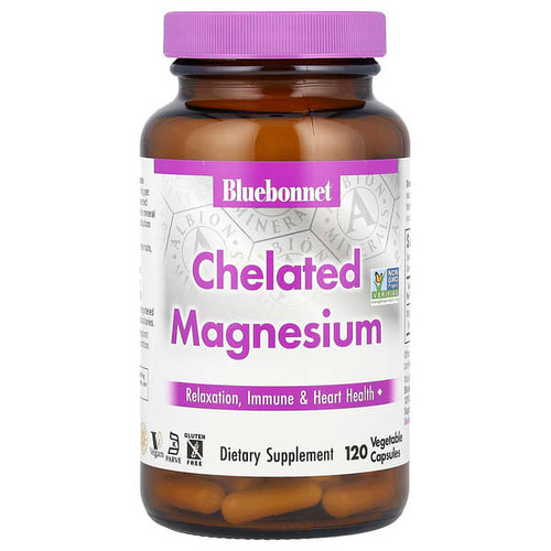 <img alt="Bluebonnet Nutrition, Chelated Magnesium, 120 Vegetable Capsules (100 mg per Capsule)" title="Bluebonnet Nutrition, Chelated Magnesium, 120 Vegetable Capsules (100 mg per Capsule),743715006836"