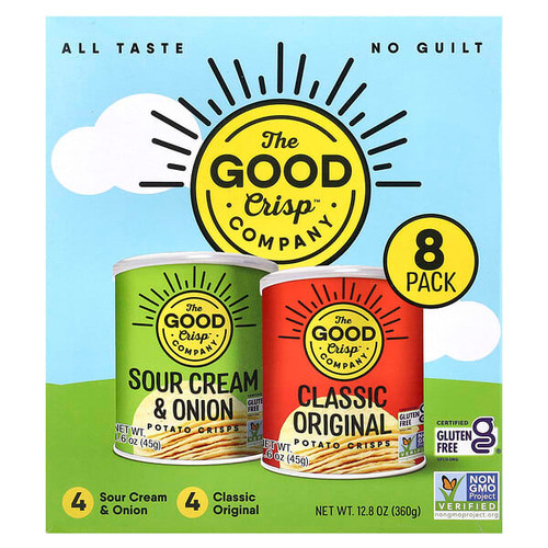 <img alt="The Good Crisp Company, Potato Crisps, Variety Pack, 8 Count, 1.6 oz (45 g) Each" title="The Good Crisp Company, Potato Crisps, Variety Pack, 8 Count, 1.6 oz (45 g) Each,851562007224"