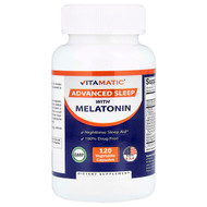 <img alt="Vitamatic, Advanced Sleep with Melatonin, 120 Vegetable Capsules" title="Vitamatic, Advanced Sleep with Melatonin, 120 Vegetable Capsules,810078471394"