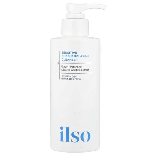 <img alt="ilso, Sensitive Bubble Relaxing Cleanser, Sensitive Type, 7 oz (200 g)" title="ilso, Sensitive Bubble Relaxing Cleanser, Sensitive Type, 7 oz (200 g),8809794491979"