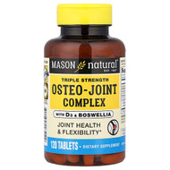 <img alt="Mason Natural, Osteo-Joint Complex with D3 & Boswellia, Triple Strength, 120 Tablets" title="Mason Natural, Osteo-Joint Complex with D3 & Boswellia, Triple Strength, 120 Tablets,311845185129"