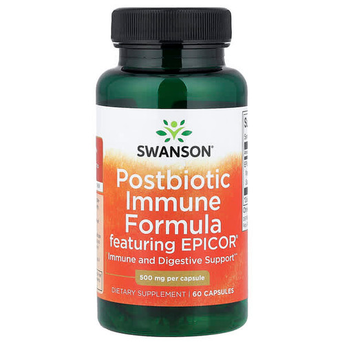<img alt="Swanson Vitamins, Postbiotic Immune Formula Featuring Epicor, 500 mg, 60 Capsules" title="Swanson Vitamins, Postbiotic Immune Formula Featuring Epicor, 500 mg, 60 Capsules,087614118796"