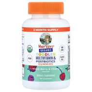 <img alt="MaryRuths, Organic Toddler Multivitamin & Postbiotics Gummies, Mixed Berry & Cherry, 60 Gummies" title="MaryRuths, Organic Toddler Multivitamin & Postbiotics Gummies, Mixed Berry & Cherry, 60 Gummies,810104621038"