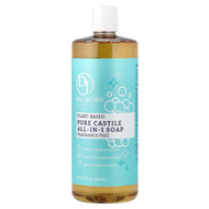 <img alt="Dr. Jacobs Naturals, Plant-Based Pure Castile All-In-1 Soap, Fragrance Free, 32 oz (946 ml)" title="Dr. Jacobs Naturals, Plant-Based Pure Castile All-In-1 Soap, Fragrance Free, 32 oz (946 ml),850028613641"