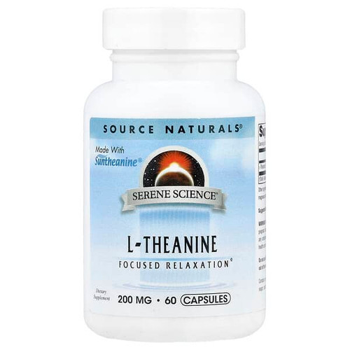 <img alt="Source Naturals, Serene Science, L-Theanine, 200 mg, 60 Capsules" title="Source Naturals, Serene Science, L-Theanine, 200 mg, 60 Capsules,021078416463"