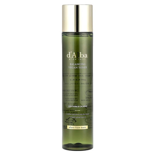 <img alt="dAlba, Balancing Vegan Toner, 5.07 fl oz (150 ml)" title="dAlba, Balancing Vegan Toner, 5.07 fl oz (150 ml),8809875900949"