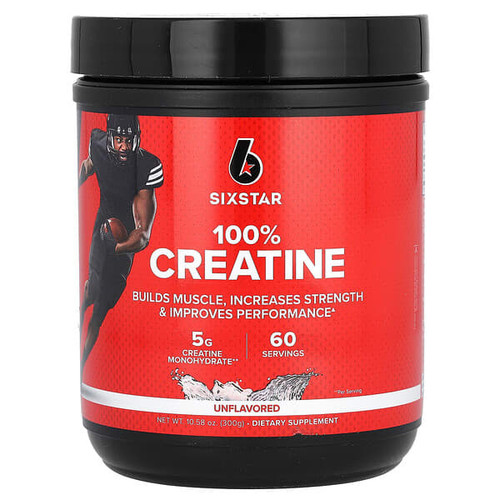 <img alt="SIXSTAR, 100% Creatine, Unflavored, 10.58 oz (300 g)" title="SIXSTAR, 100% Creatine, Unflavored, 10.58 oz (300 g),631656716856"