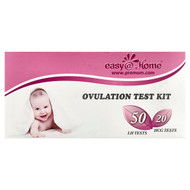 <img alt="Easy@Home, Ovulation Test Kit, 50 LH Tests, 20 HCG Tests" title="Easy@Home, Ovulation Test Kit, 50 LH Tests, 20 HCG Tests,810038630205"