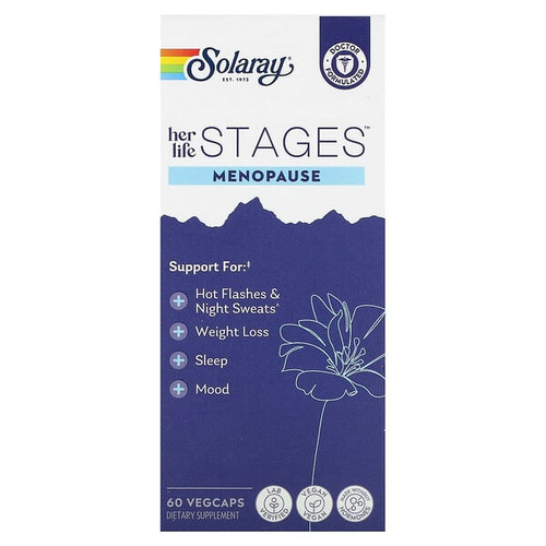 <img alt="Solaray, Her Life Stages, Menopause, 60 Vegcaps" title="Solaray, Her Life Stages, Menopause, 60 Vegcaps,076280469363"