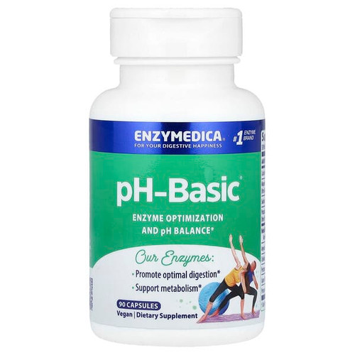<img alt="Enzymedica, pH-Basic, 90 Capsules" title="Enzymedica, pH-Basic, 90 Capsules,670480291009"
