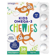 <img alt="OmegaVia, Kids Omega-3 Chewies, Age 3+, Natural Fruit, 30 Chewies" title="OmegaVia, Kids Omega-3 Chewies, Age 3+, Natural Fruit, 30 Chewies,691835889948"