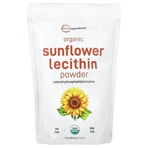 <img alt="Micro Ingredients, Organic Sunflower Lecithin Powder, 1 lb (454 g)" title="Micro Ingredients, Organic Sunflower Lecithin Powder, 1 lb (454 g),850015616440"