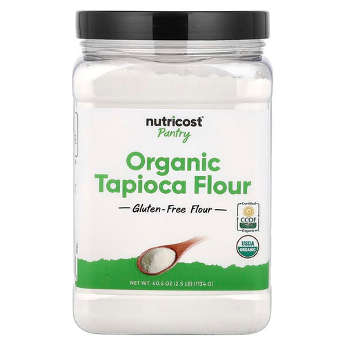 <img alt="Nutricost, Pantry, Organic Tapioca Flour, 40.5 oz (1,134 g)" title="Nutricost, Pantry, Organic Tapioca Flour, 40.5 oz (1,134 g),810139573852"
