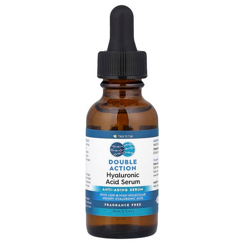 <img alt="Tree To Tub, Double Action Hyaluronic Acid Serum, Fragrance Free, 1 fl oz (30 ml)" title="Tree To Tub, Double Action Hyaluronic Acid Serum, Fragrance Free, 1 fl oz (30 ml),850007934040"