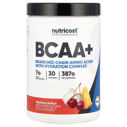 <img alt="Nutricost, Performance, BCAA+, Tropical Punch, 13.8 oz (387 g)" title="Nutricost, Performance, BCAA+, Tropical Punch, 13.8 oz (387 g),810139572862"