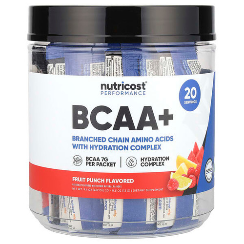 <img alt="Nutricost, Performance, BCAA+, Fruit Punch, 20 Packets, 0.5 oz (13 g) Each" title="Nutricost, Performance, BCAA+, Fruit Punch, 20 Packets, 0.5 oz (13 g) Each,810139571940"