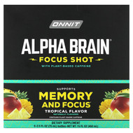 <img alt="Onnit, Alpha BRAIN Focus Shot, Tropical, 6 Bottles, 2.5 fl oz (75 ml) Each" title="Onnit, Alpha BRAIN Focus Shot, Tropical, 6 Bottles, 2.5 fl oz (75 ml) Each,819444017662"