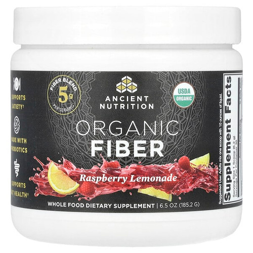 <img alt="Ancient Nutrition, Organic Fiber, Raspberry Lemonade, 6.5 oz (185.2 g)" title="Ancient Nutrition, Organic Fiber, Raspberry Lemonade, 6.5 oz (185.2 g),816401027481"
