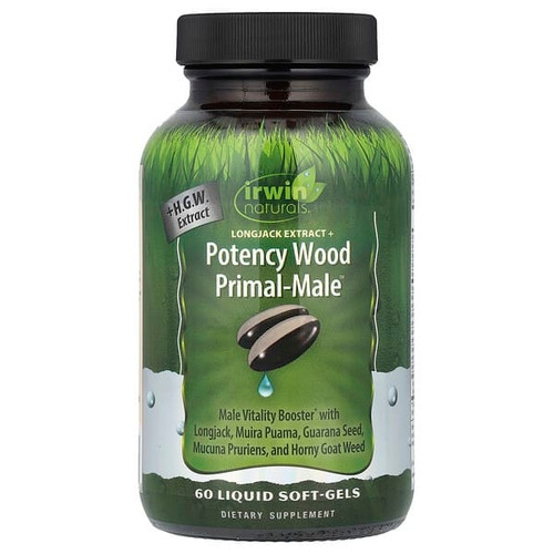 <img alt="Irwin Naturals, Potency Wood Primal-Male, 60 Liquid Soft-Gels" title="Irwin Naturals, Potency Wood Primal-Male, 60 Liquid Soft-Gels,840081412220"