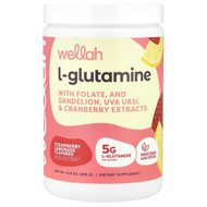 <img alt="Wellah, L-Glutamine, Strawberry Lemonade, 14.5 oz (405 g)" title="Wellah, L-Glutamine, Strawberry Lemonade, 14.5 oz (405 g),850057089332"