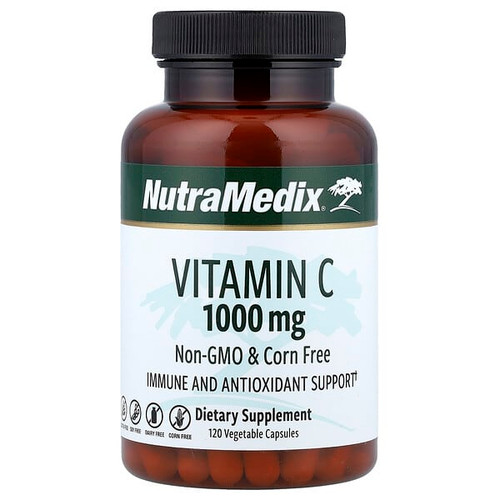 <img alt="NutraMedix, Vitamin C, 1,000 mg, 120 Vegetable Capsules" title="NutraMedix, Vitamin C, 1,000 mg, 120 Vegetable Capsules,728650093332"