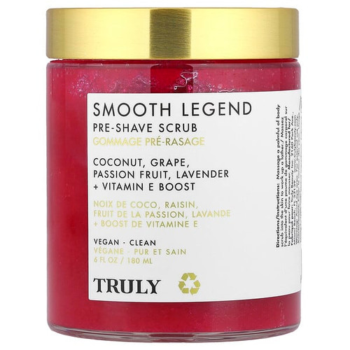 <img alt="Truly Beauty, Smooth Legend Pre-Shave Scrub, 6 fl oz (180 ml)" title="Truly Beauty, Smooth Legend Pre-Shave Scrub, 6 fl oz (180 ml),810115922629"
