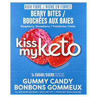 <img alt="Kiss My Keto, Gummy Candy, Berry Bites, Raspberry, Strawberry, 8 Bags, 0.88 oz (25 g) Each" title="Kiss My Keto, Gummy Candy, Berry Bites, Raspberry, Strawberry, 8 Bags, 0.88 oz (25 g) Each,850026755510"