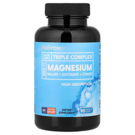<img alt="BioEmblem, Magnesium, Triple Complex , 90 Veggie Caps" title="BioEmblem, Magnesium, Triple Complex , 90 Veggie Caps,810163820007"
