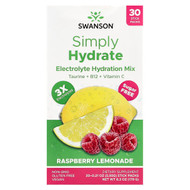 <img alt="Swanson Vitamins, Simply Hydrate, Electrolyte Hydration Mix, Raspberry Lemonade, 30 Stick Packs, 0.21 oz (5.95 g) Each" title="Swanson Vitamins, Simply Hydrate, Electrolyte Hydration Mix, Raspberry Lemonade, 30 Stick Packs, 0.21 oz (5.95 g) Each,087614119342"