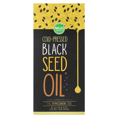 <img alt="Maju Superfoods, Cold-Pressed Black Seed Oil, 2 fl oz (60 ml)" title="Maju Superfoods, Cold-Pressed Black Seed Oil, 2 fl oz (60 ml),851870008258"