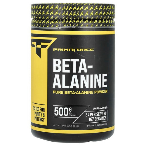 <img alt="Primaforce, Beta-Alanine, Unflavored, 17.9 oz (500 g)" title="Primaforce, Beta-Alanine, Unflavored, 17.9 oz (500 g),811445021433"