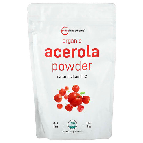 <img alt="Micro Ingredients, Organic Acerola Powder, 8 oz (227 g)" title="Micro Ingredients, Organic Acerola Powder, 8 oz (227 g),850069023058"